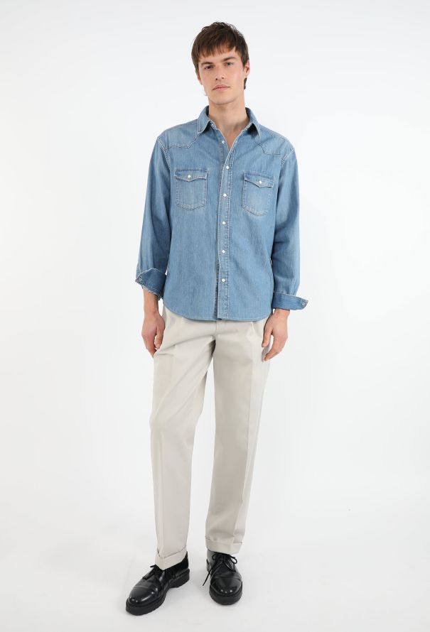 Céline 2020 Western Denim Overshirt - 1