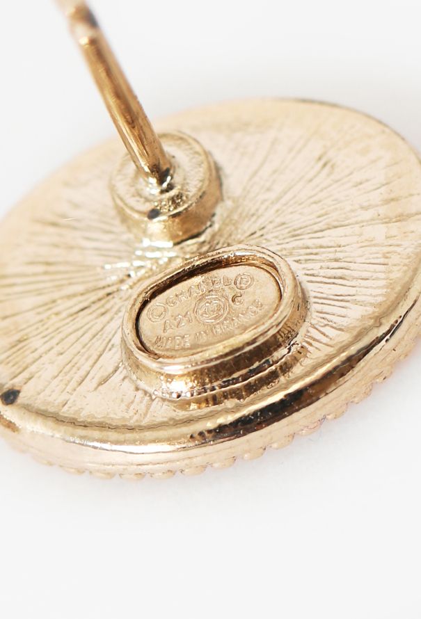 Chanel 2021 Mini Oval 'CC' Earrings - 3 Chanel 2021 Mini Oval 'CC' Earrings - 3