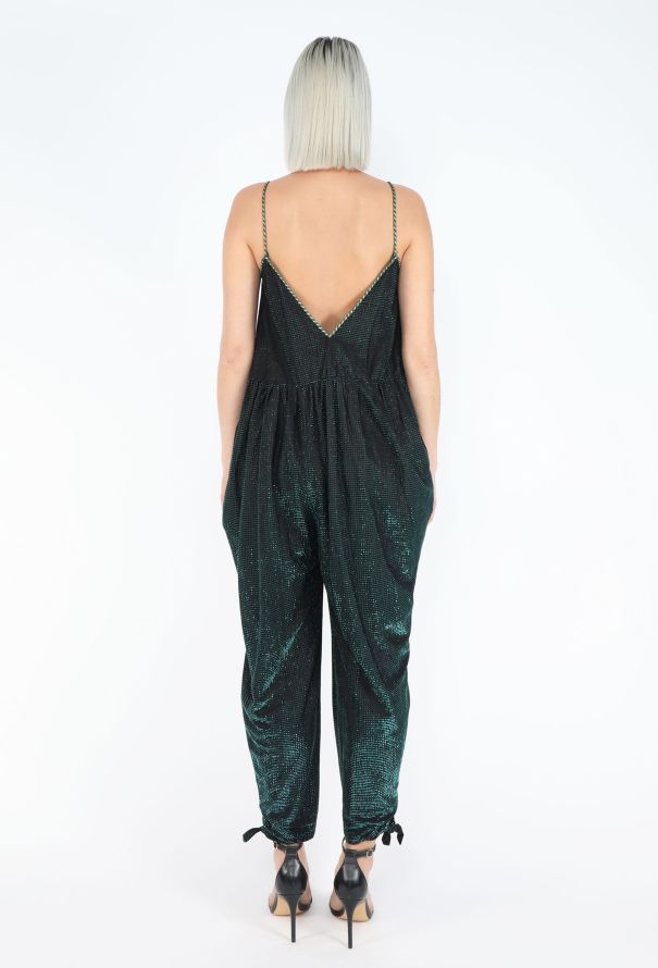 Saint Laurent Vintage Iridescent Lamé Jumpsuit - 2