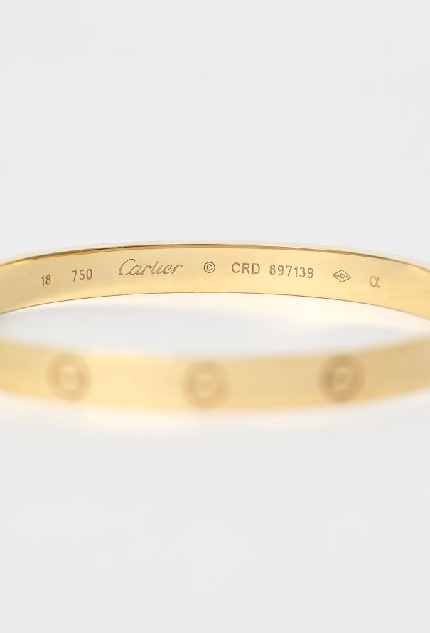 Cartier 18k Yellow Gold Classic Love Bracelet - 6
