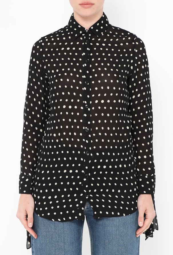Saint Laurent 2017 Polka Dotted Blouse - 1