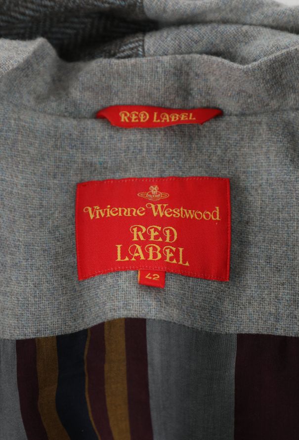 Vivienne Westwood Deconstructed Wool Wrap Jacket - 6