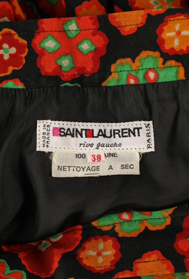 Saint Laurent 'Opéra Ballets Russes' Printed Skirt, F/W 1976 - 5