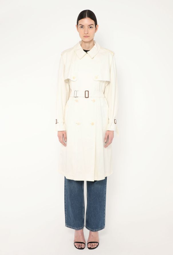 Hermès Margiela S/S 2002 Belted Cotton Trench - 1