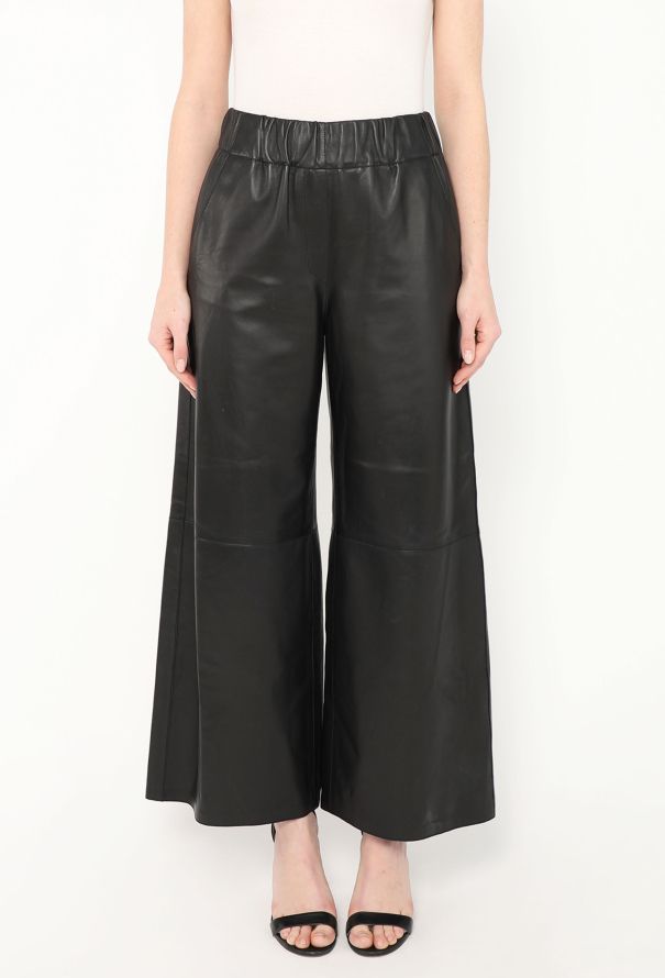 Loewe F/W 2019 Wide-Leg Lambskin Trousers - 3 Loewe F/W 2019 Wide-Leg Lambskin Trousers - 3