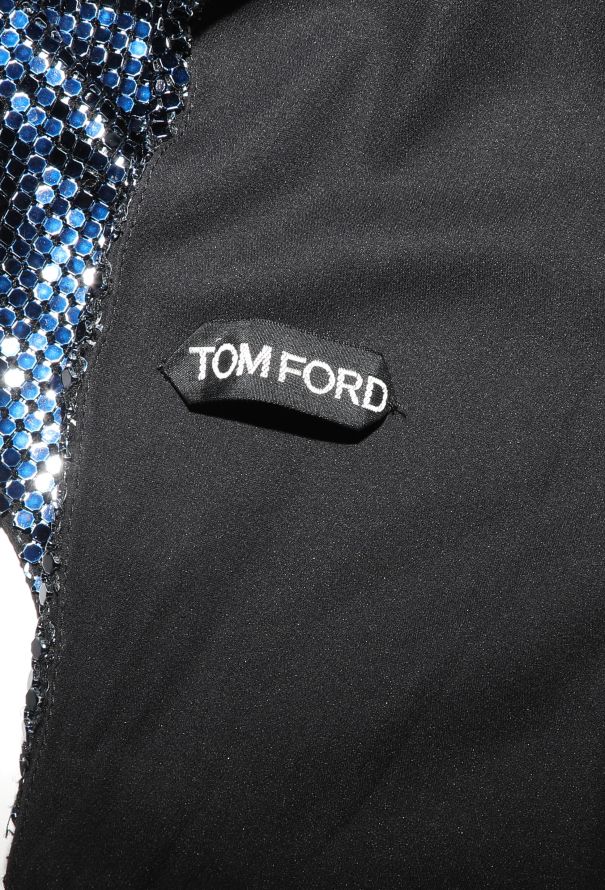 Tom Ford One-Shoulder Mesh Chainmail Gown - 6 Tom Ford One-Shoulder Mesh Chainmail Gown - 6