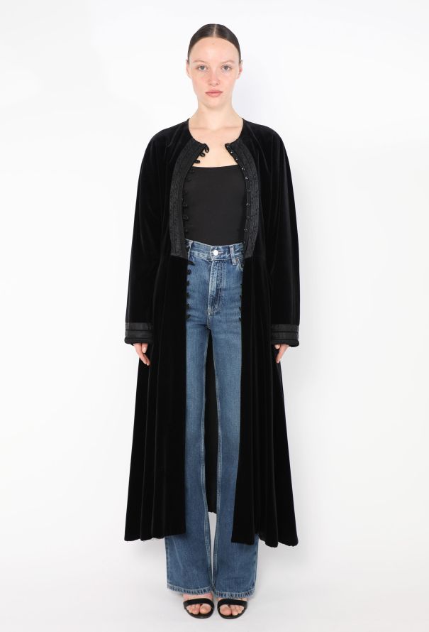 Jean Paul Gaultier Vintage Gibo Velvet Evening Coat - 3 Jean Paul Gaultier Vintage Gibo Velvet Evening Coat - 3