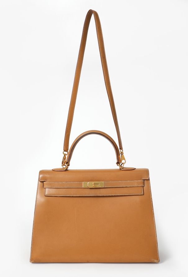 Hermès Vintage Gold Box Kelly Sellier 35 - 3