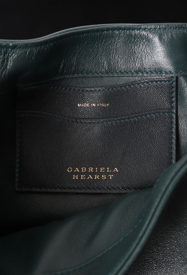Gabriela Hearst Green Nappa Nina Bag - 11