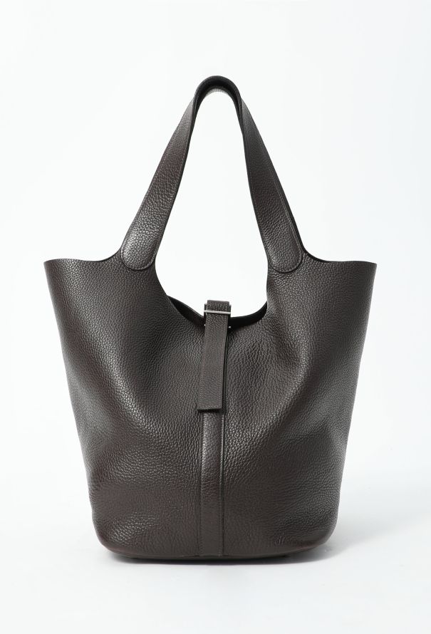 Hermès Brown Clemence Picotin 33 - 1