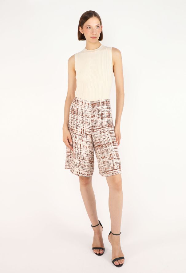 Prada Re-Edition '96 Tweed Bermuda Shorts - 1