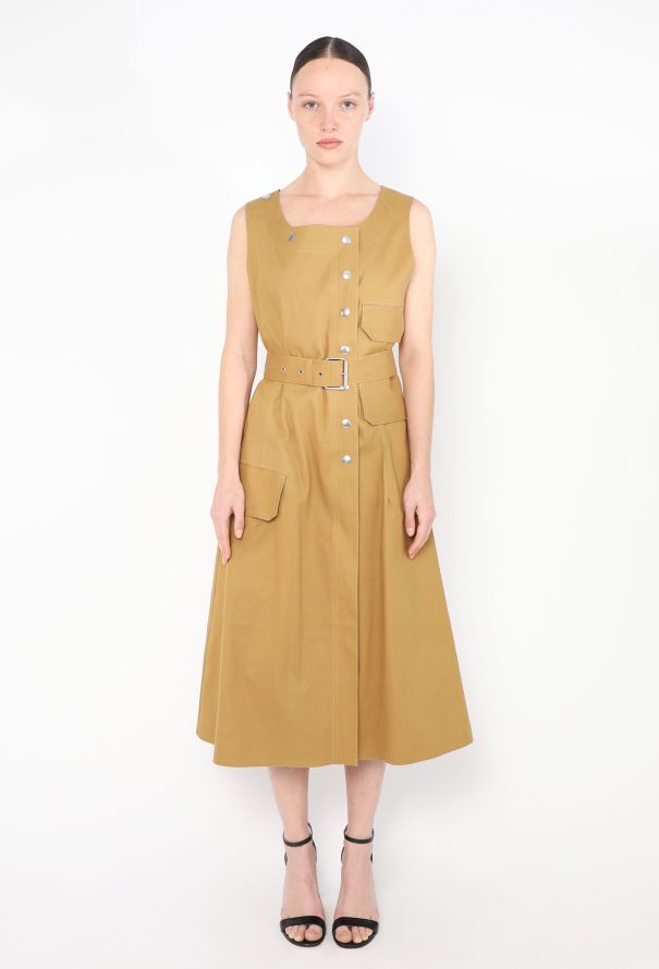 Céline COLLECTOR F/W 2016 Belted Mackintosh Dress - 1