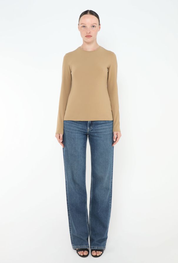 The Row Pre-Fall 2022 Inverness Jersey Top - 1