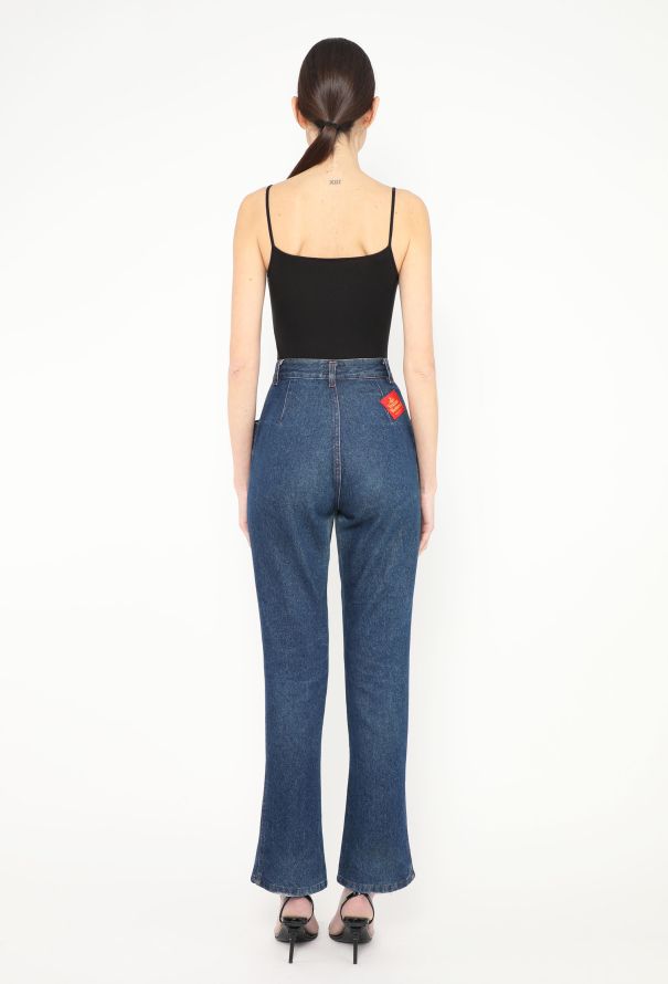 Vivienne Westwood '90s Flared Stitched Denim Ensemble - 5