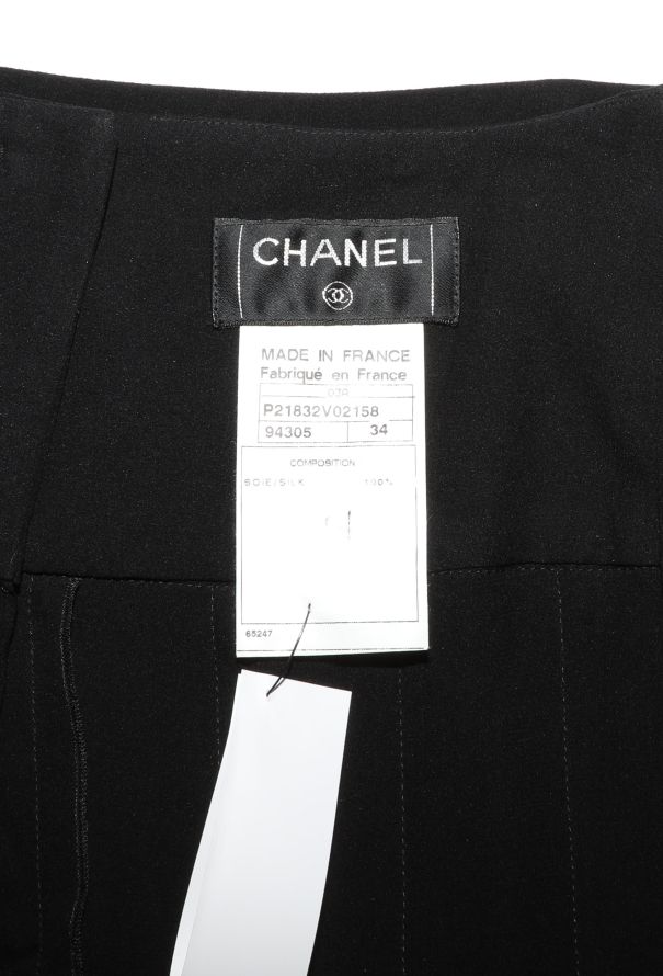 Chanel F/W 2003 Fluted Chiffon Pleated Skirt - 6 Chanel F/W 2003 Fluted Chiffon Pleated Skirt - 6