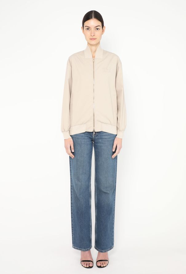 Miu Miu 2023 Oversized Logo Bomber Jacket - 4 Miu Miu 2023 Oversized Logo Bomber Jacket - 4