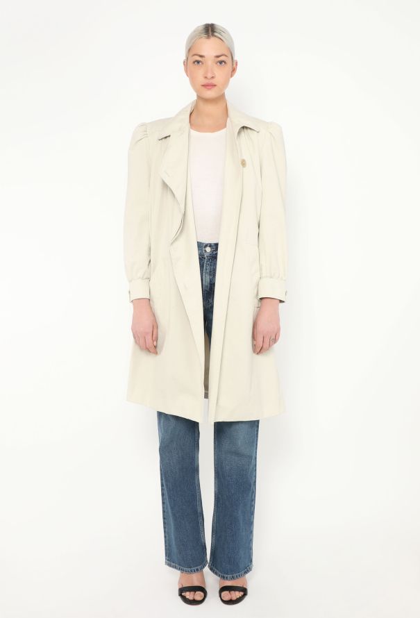 Balenciaga 2017 Belted Structured Trench - 4 Balenciaga 2017 Belted Structured Trench - 4