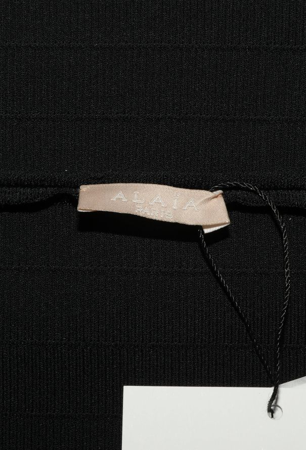 Alaïa Ribbed Fringe Trim Tunic - 6