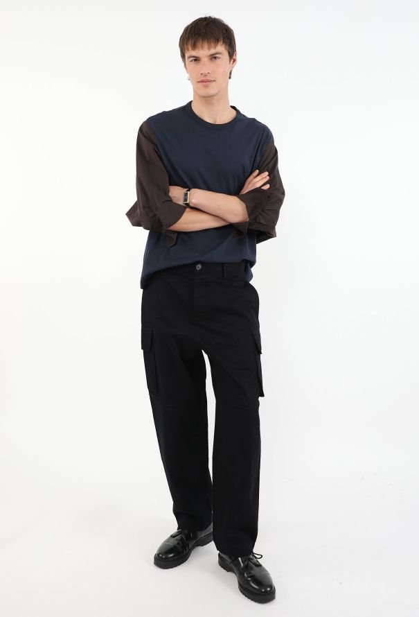 Dries Van Noten 2024 Contrast-Sleeve T-Shirt - 2