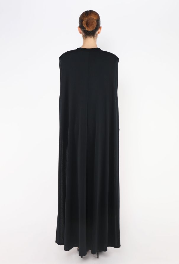 Azzaro COLLECTOR '70s Ruched Gown & Cape Ensemble - 7