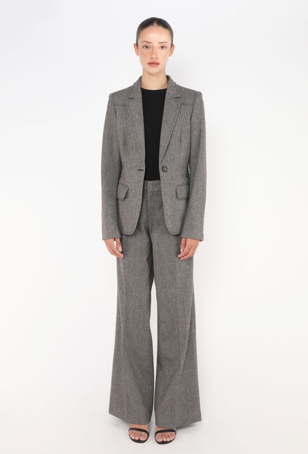 Gucci Herringbone Flared Suit - 4
