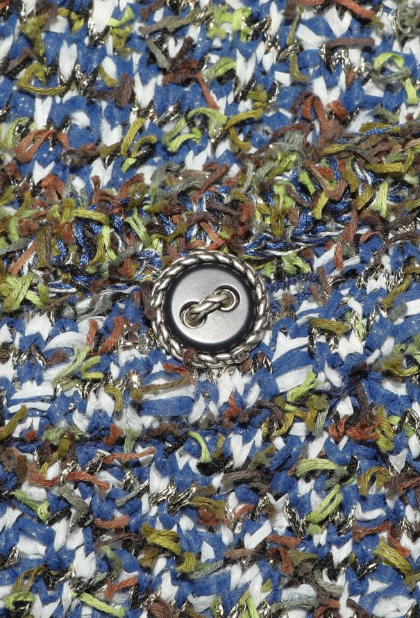 Chanel Frayed Lamé Tweed Bolero - 6 Chanel Frayed Lamé Tweed Bolero - 6