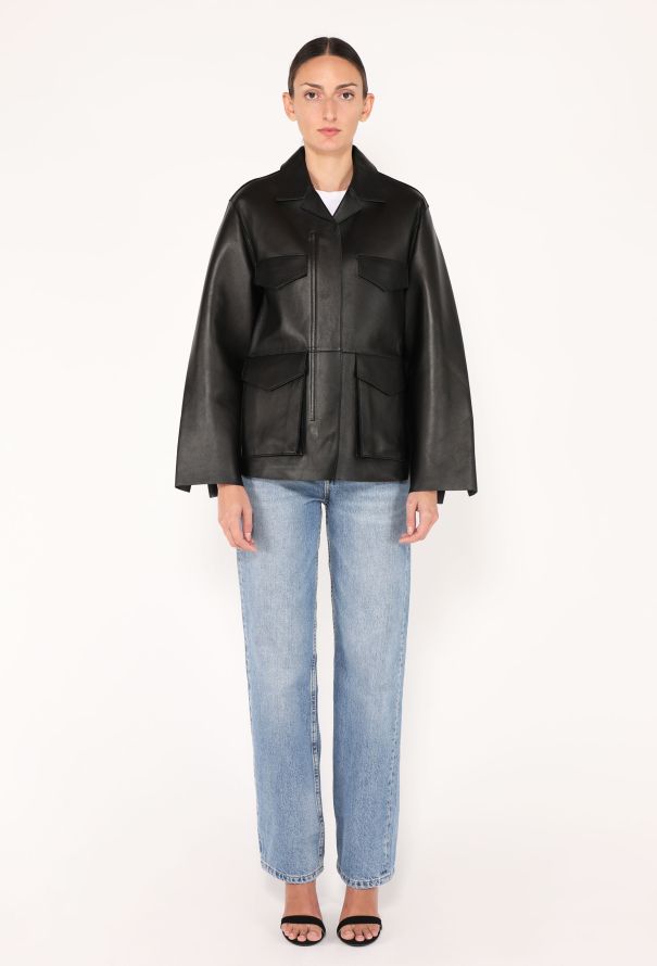 Toteme 2025 Army Leather Jacket - 2 Toteme 2025 Army Leather Jacket - 2