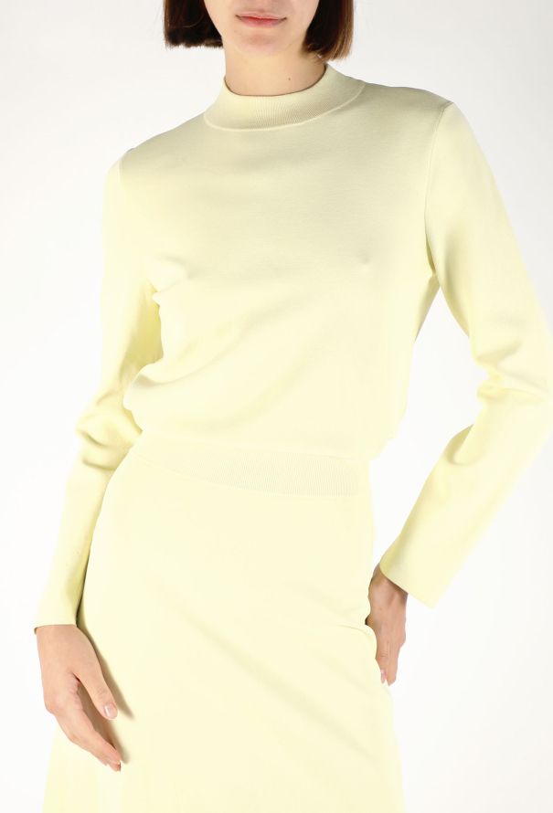 The Row Jersey Mock-Neck Skirt Ensemble - 5