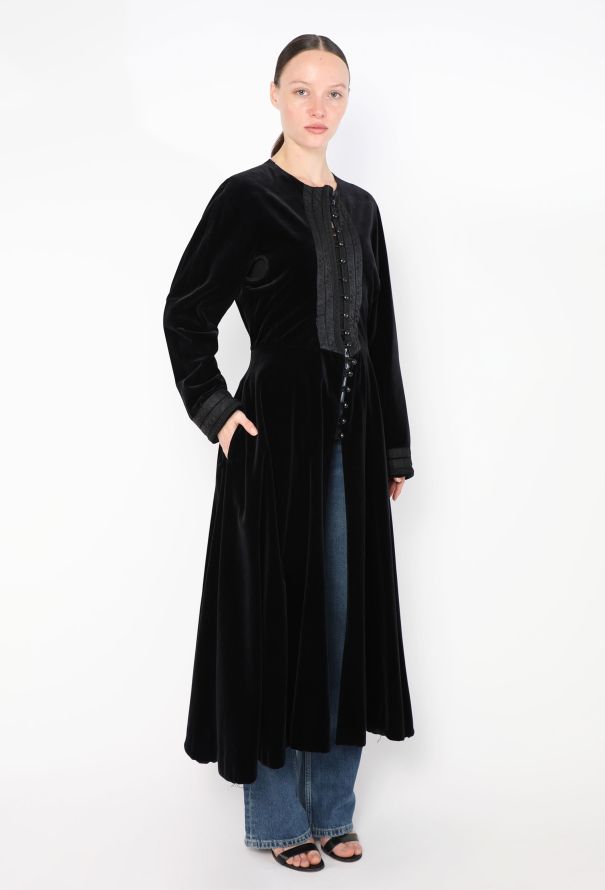 Jean Paul Gaultier Vintage Gibo Velvet Evening Coat - 4 Jean Paul Gaultier Vintage Gibo Velvet Evening Coat - 4