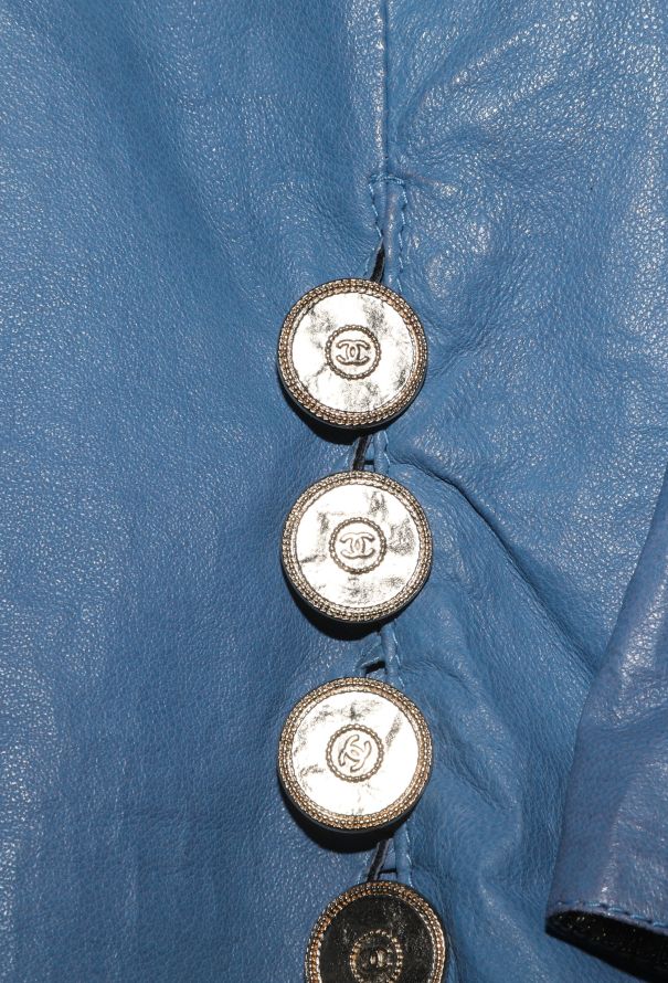 Chanel Resort 2015 Paris-Dubai Leather Lurex Jacket - 8 Chanel Resort 2015 Paris-Dubai Leather Lurex Jacket - 8