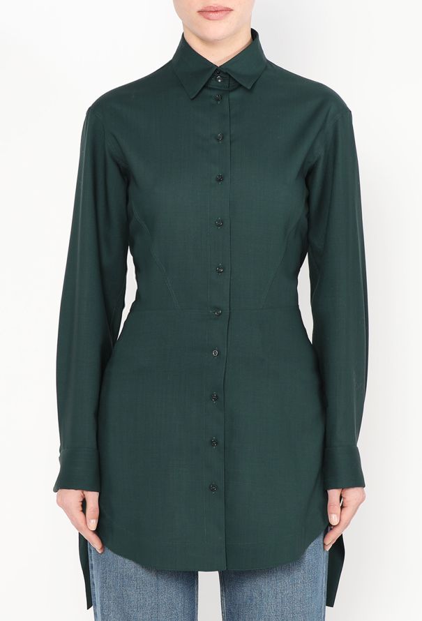 Alaïa Couture 2003 Fluted Crêpe Shirt - 1