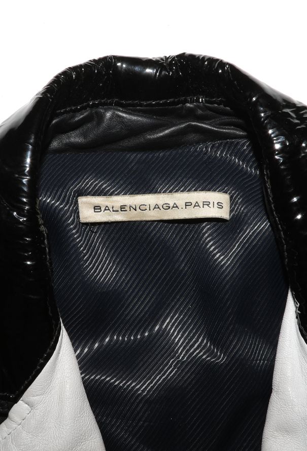 Balenciaga S/S 2007 Bicolor Biker Jacket - 8