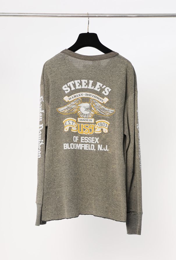 Men's Vintage RARE '80s Harley Davidson Henley - 3 Men's Vintage RARE '80s Harley Davidson Henley - 3