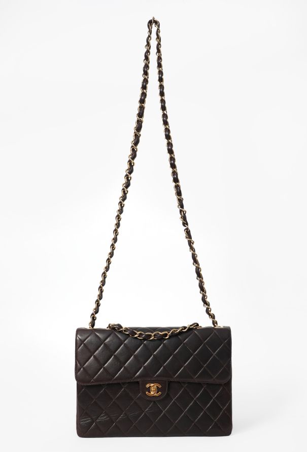 Chanel Chocolate Brown Jumbo Timeless Flap Bag - 2