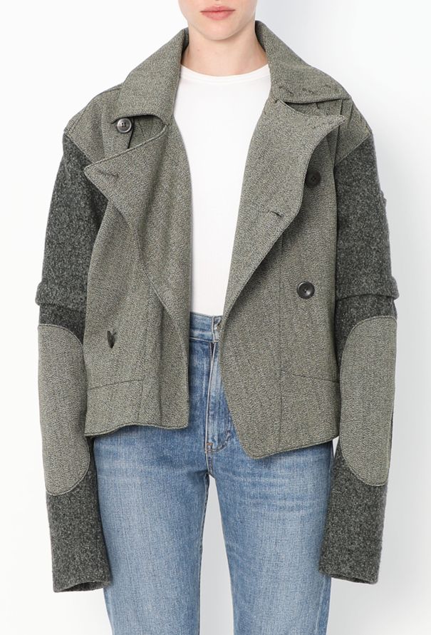 Balenciaga F/W 2004 Asymmetrical Wool Jacket - 6