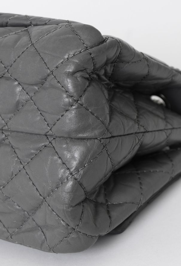 Chanel Grey 2.55 Medium Flap Bag - 9 Chanel Grey 2.55 Medium Flap Bag - 9