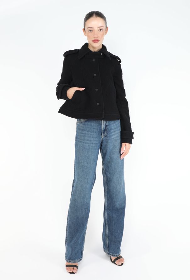 Balenciaga FW 2003 Textured Swing Jacket - 5