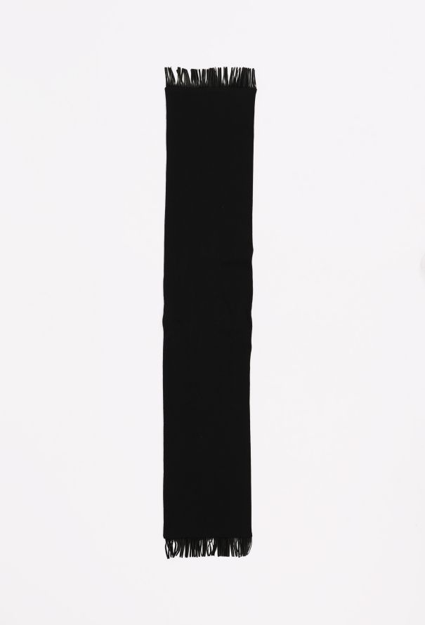 Saint Laurent Knit Fringed Scarf, Fall 1992 - 4