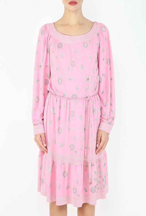 Emilio Pucci '70s Floral Printed Silk Dress - 3