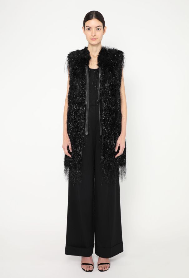 Saint Laurent F/W 2015 Iridescent Fur Vest - 1