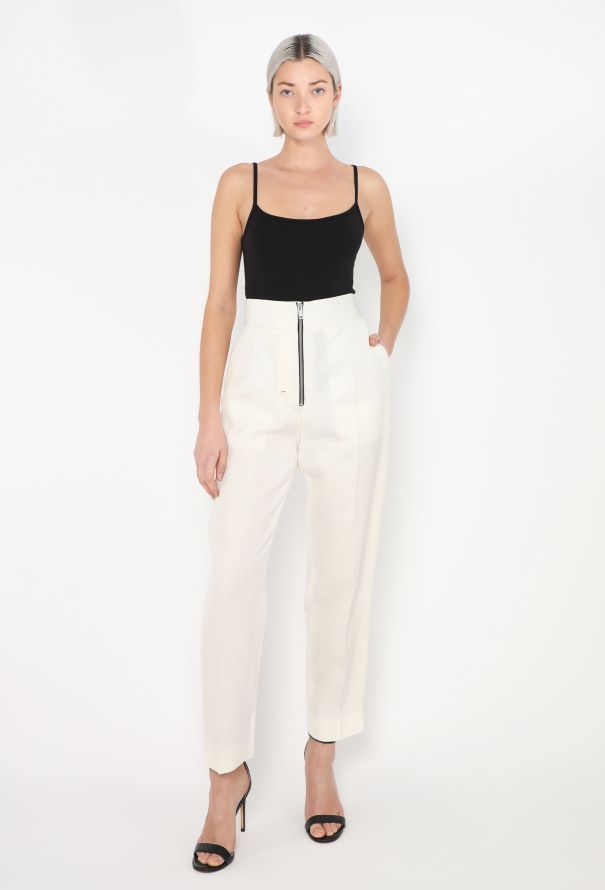 Céline S/S 2016 Silk Zip Trousers - 1