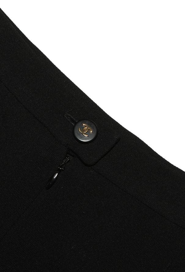 Chanel 1997 Classic 'CC' Slit Skirt - 6
