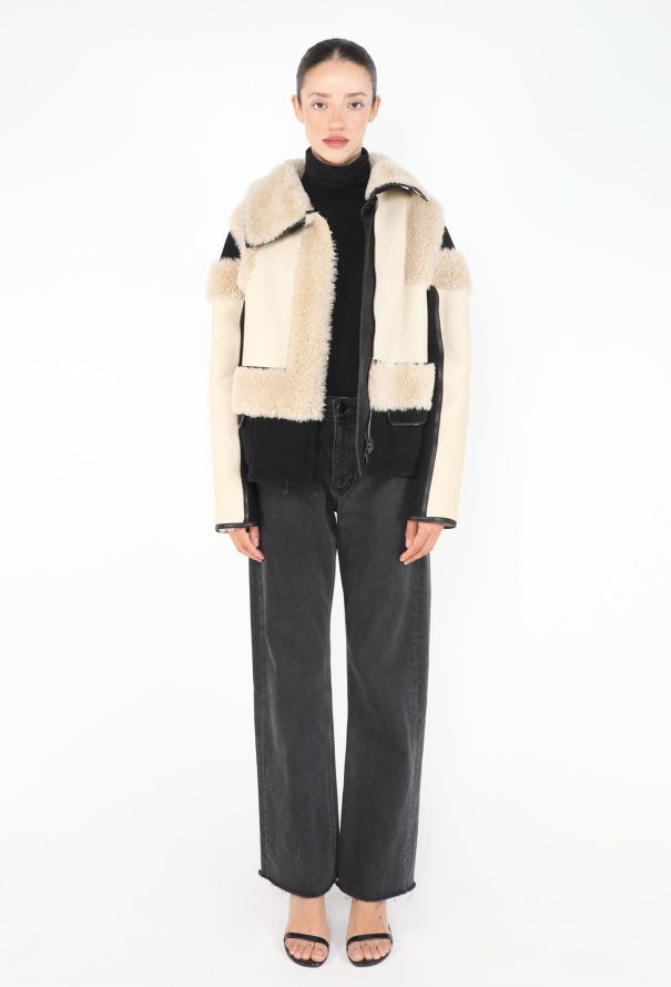 Chloé Reversible Lambskin Shearling Jacket - 3