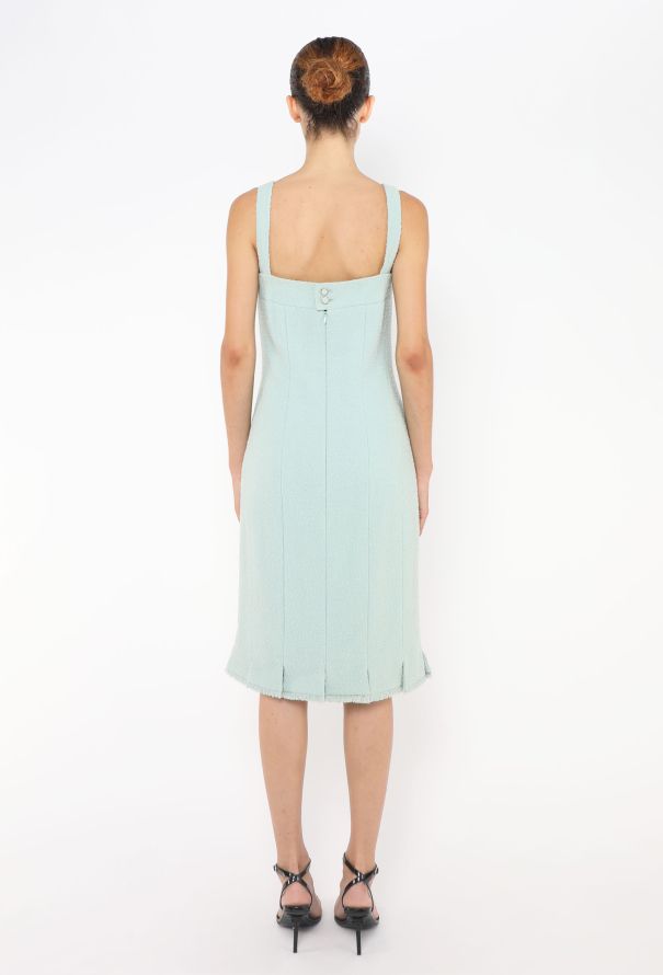 Chanel 1991 Haute Couture Bouclé Dress - 5 Chanel 1991 Haute Couture Bouclé Dress - 5