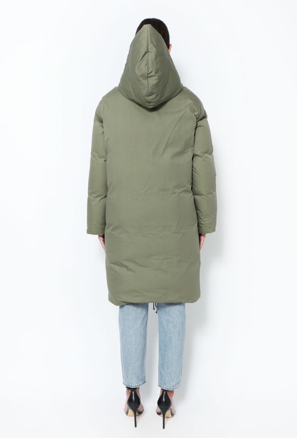 Céline Pre-Fall 2018 Oversized Down Parka Khaki green - 5