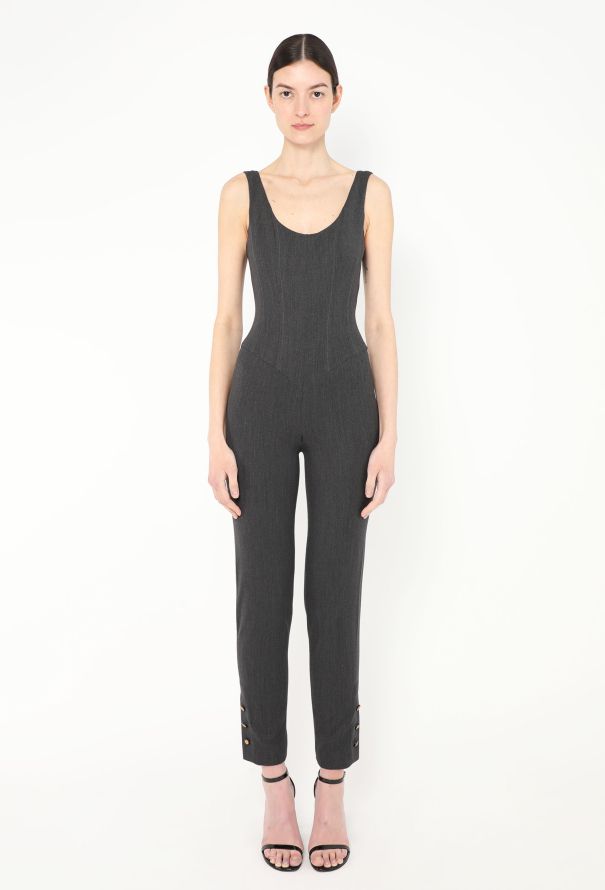 Chanel COLLECTOR 1994 'CC' Corset Jumpsuit - 3 Chanel COLLECTOR 1994 'CC' Corset Jumpsuit - 3