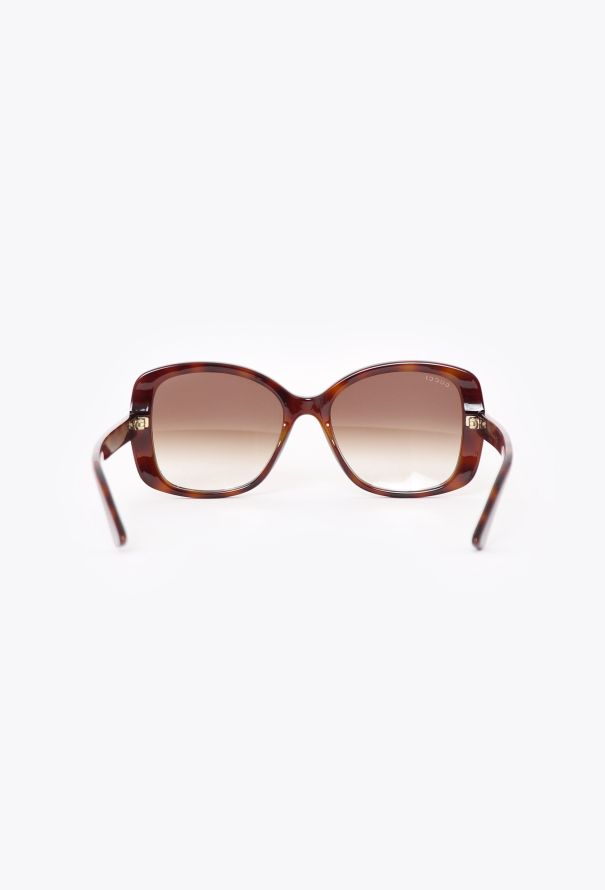 Gucci 2021 Tortoiseshell Butterfly Sunglasses - 4