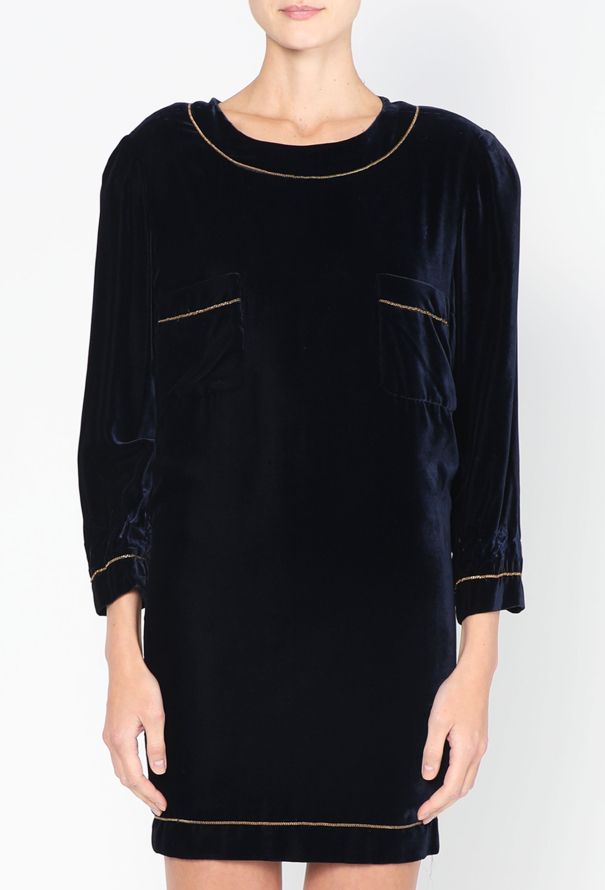 Chanel RARE 1995 Haute Couture Velvet Dress - 2 Chanel RARE 1995 Haute Couture Velvet Dress - 2