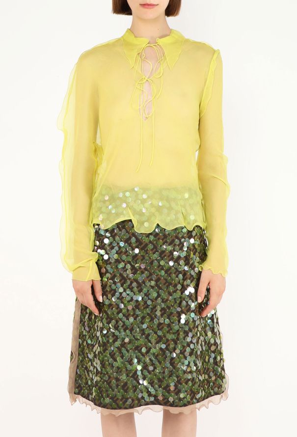 Fendi Sequin Chiffon Skirt Ensemble, S/S 2000 - 6