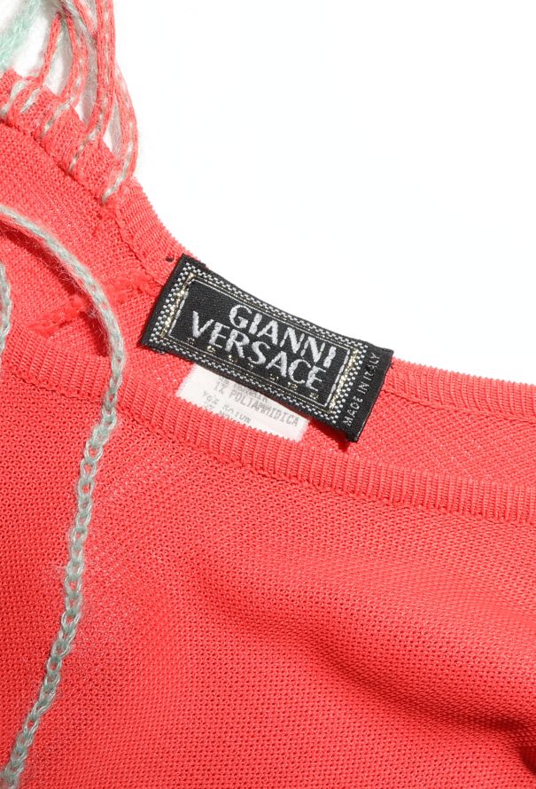 Versace CAMPAIGN S/S 1998 Braided One-Shoulder Dress - 5